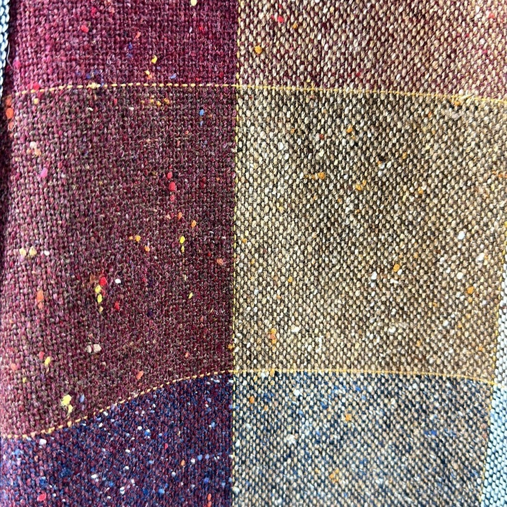 Willow Ridge Blazer Jacket Tweed Autumnal Plaid Wool Blend Vintage - Picture 8 of 8